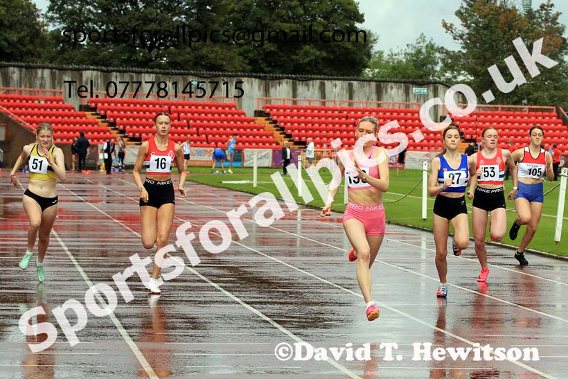 100 metres, 2023 Gateshead Tartan Games.  Photo: David T. Hewitson/Sports for All Pics